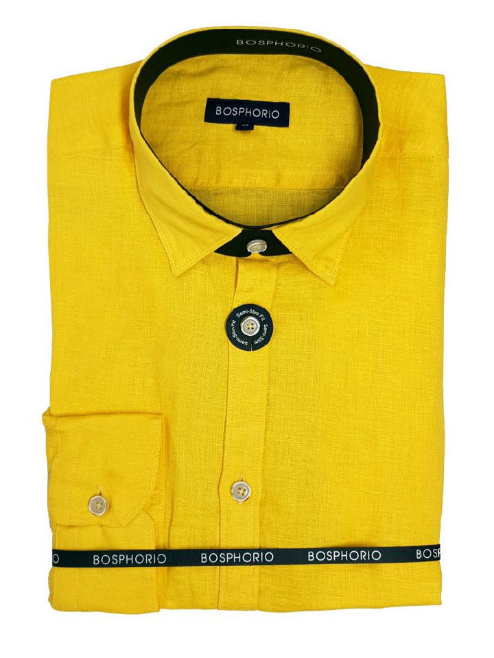 The_Humble_Man_Bosphorio_Yellow_Linen Shirt_Yellow_2.jpg
